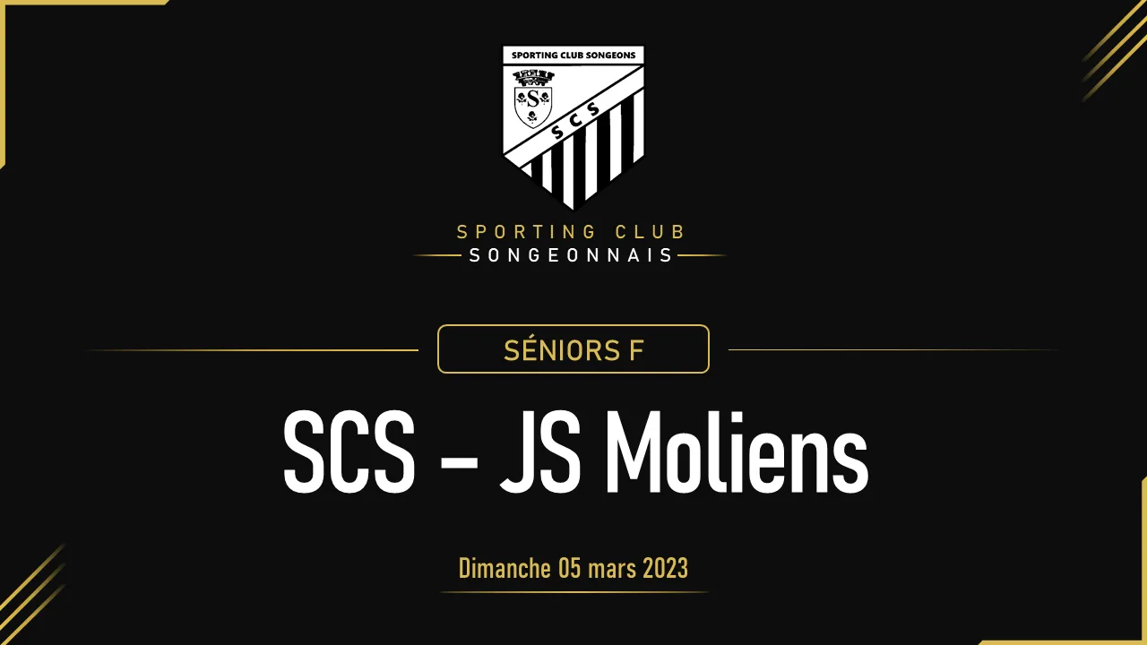 [SÉNIORS F] SCS – JS Moliens | Féminines à 8 | 5 mars 2023